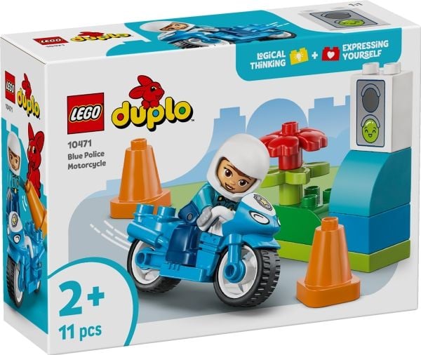 LEGO DUPLO Town 10471 Blå politimotorsykkel