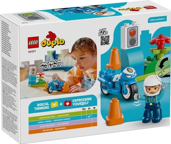LEGO DUPLO Town 10471 Blå politimotorsykkel