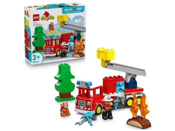 LEGO DUPLO 10473 Brannbil med slange og brannmann