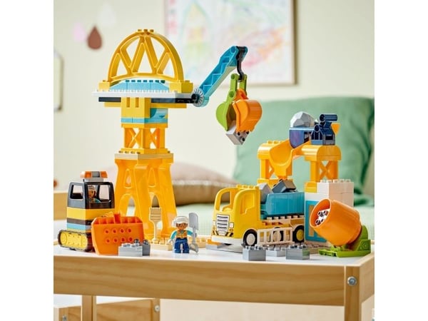 LEGO DUPLO 10476 3-i-1 Byggeplass med anleggsmaskiner