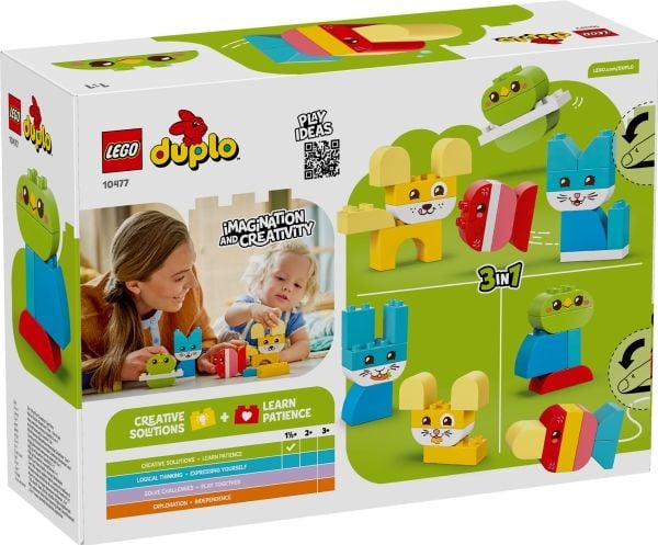 LEGO DUPLO My First 10477 3-i-1 Kreative, søte kjæledyr
