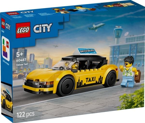 LEGO City 60487 Gul taxi