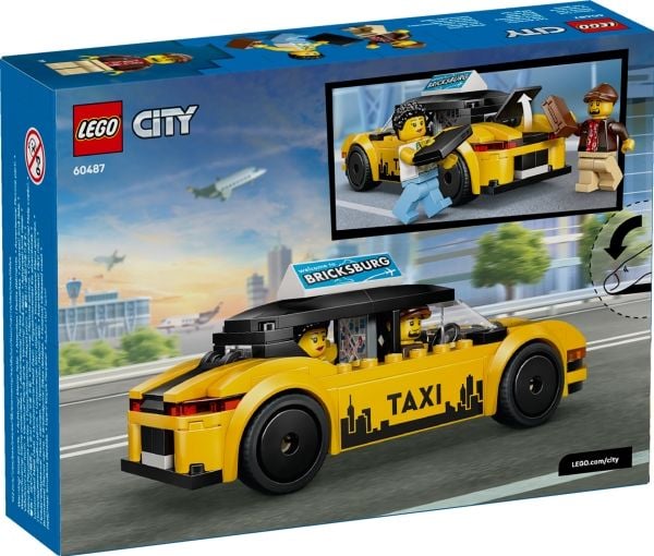LEGO City 60487 Gul taxi