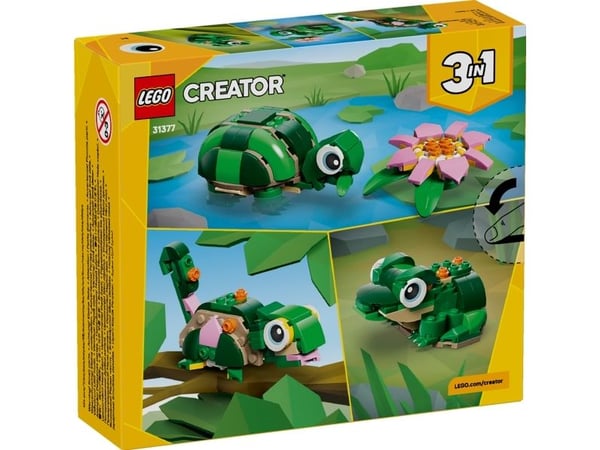 LEGO Creator 31377 Skilpadde med vannliljeblomst