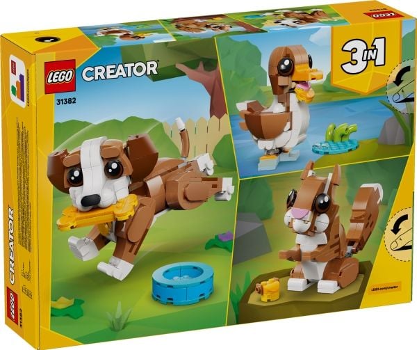 LEGO Creator 31382 Söpöt eläimet: Leikkisä koiranpentu