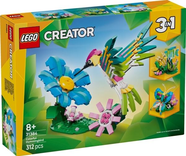 LEGO Creator 31384 Ville dyr: fargeglad kolibri