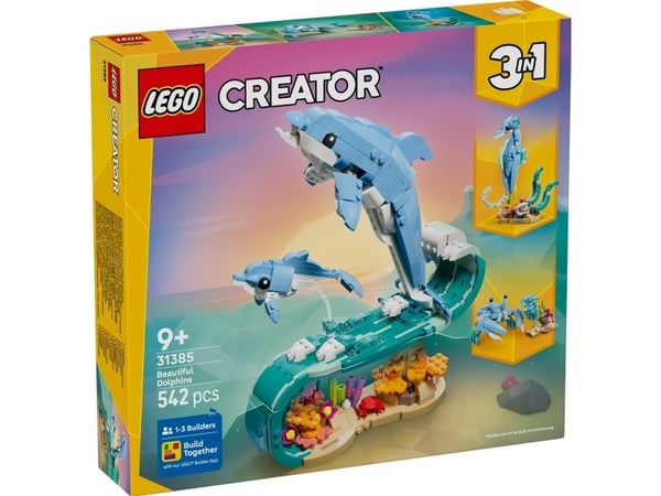 LEGO Creator 31385 Merieläimet: Söpöt delfiinit