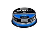 Intenso - 25 x DVD+R - 4.7 GB 16x - blekkstråleskrivbar overflate - spindel