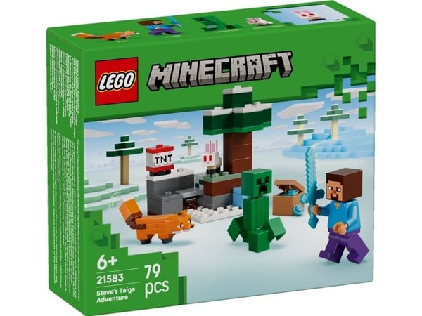 LEGO Minecraft 21583 Steven seikkailu Taiga-metsässä
