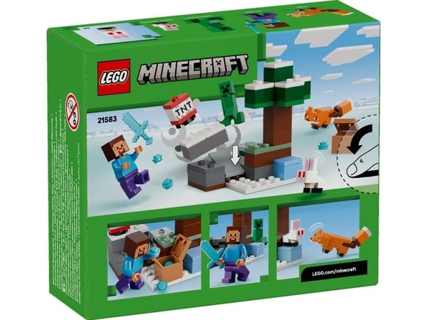 LEGO Minecraft 21583 Steven seikkailu Taiga-metsässä