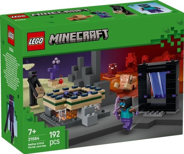 LEGO Minecraft 21584 Reise gjennom portalene til Nether og End