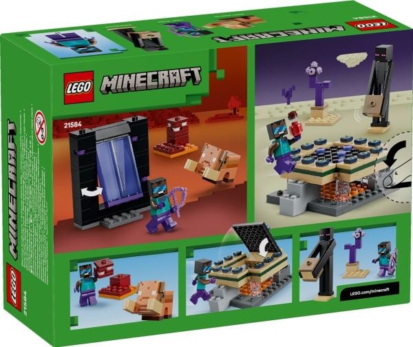 LEGO Minecraft 21584 Reise gjennom portalene til Nether og End