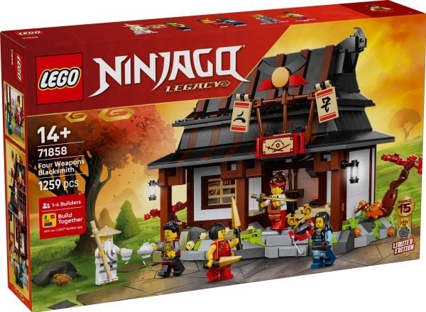 LEGO Ninjago 71858 Neljä aseseppää – 15-vuotisjuhlamalli