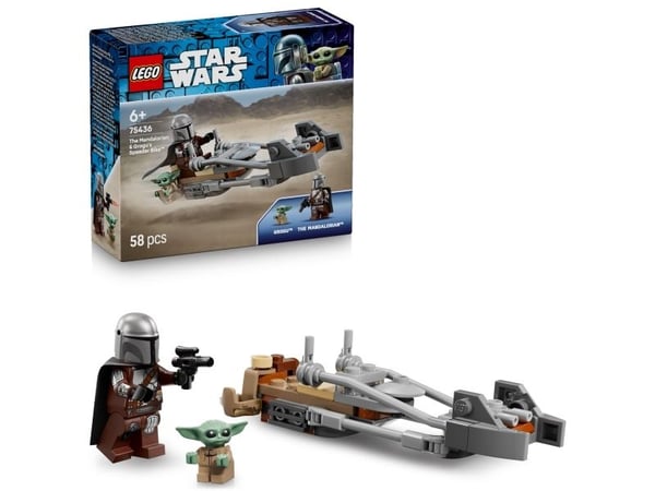 LEGO Star Wars TM 75436 Mandalorialaisen ja Grogun kiituripyörä