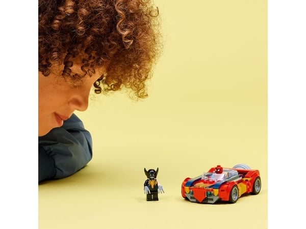 LEGO Super Heroes 76336 Spider-Man i bil mot venomifisert Wolverine
