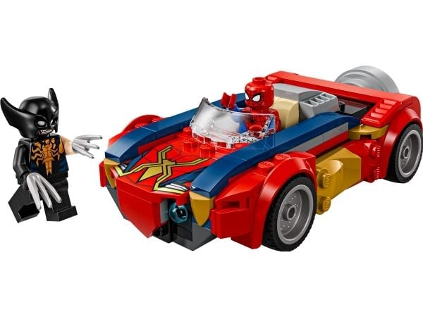 LEGO Super Heroes 76336 Spider-Manin auto vastaan Venomiksi muuttunut Wolverine