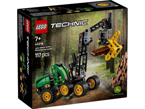 LEGO Technic 42218 John Deere 1470H hjuldrevet hogstmaskin