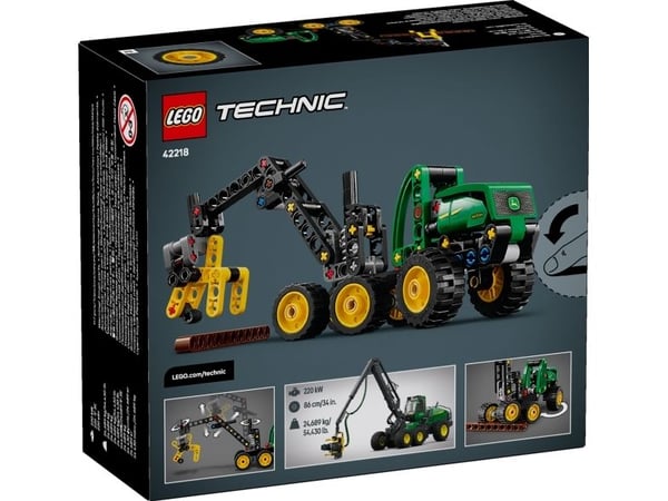 LEGO Technic 42218 John Deere 1470H hjuldrevet hogstmaskin