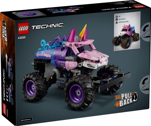 LEGO Technic 42220 Monster Jam™ Sparkle Smash™ pull-back