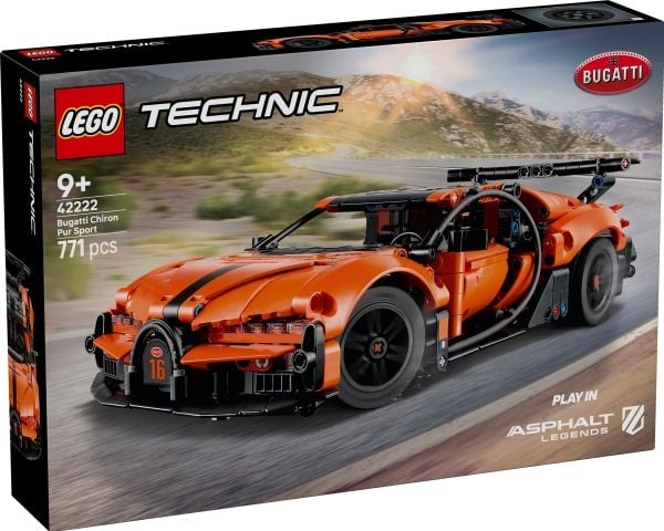 LEGO Technic 42222 Bugatti Chiron Pure Sport hyperauto