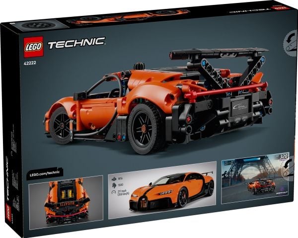 LEGO Technic 42222 Bugatti Chiron Pure Sport hyperauto