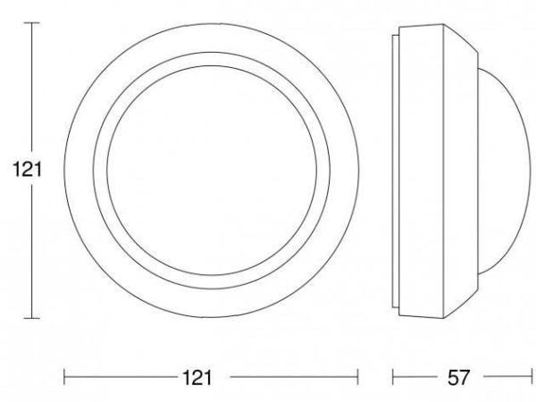 STEINEL rörelsesensor IS 360-3 vit