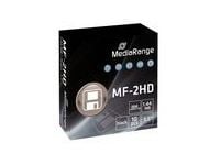 MediaRange - 10 x Diskettstasjon - 1.44 MB - svart