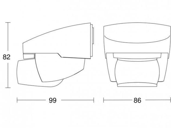 STEINEL Rörelsesensor IS 140-2 svart