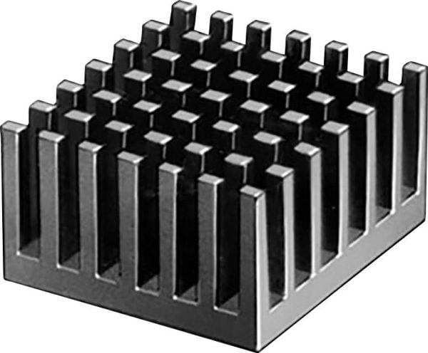 Fischer Elektronik ICK PGA 14 X 14 X 12 Kylelement 9,8 K/W (L x B x H) 36 x 36 x 12,3 mm