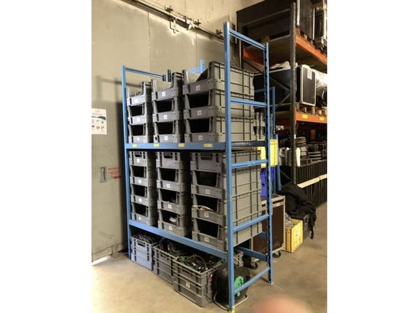 VISO SPK 4632 AV Opbevaringskasser (B x H x T) 400 x 320 x 600 mm Grå 1 stk