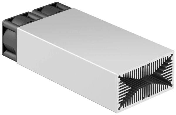 Fischer Elektronik LAM4D 150 12 Axialfläkt 12 V/DC 24 m³/h (L x B x H) 150 x 80,8 x 40 mm