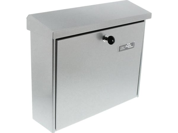 Postbox Burg Wächter JOURNAL 5867 SI Stålplatta Silver Nyckellås