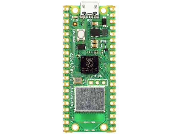 Raspberry Pi Pico W - Utviklingsbrett - Raspberry Pi RP2040 / 133 MHz - RAM 264 KB - Flash 2 MB - 802.11n