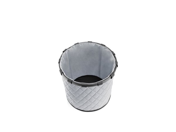 Reisenthel homebasket M, Grå, Aluminium, Polyester, Kurv, Monokromatisk, Geometrisk mønster, Innendørs