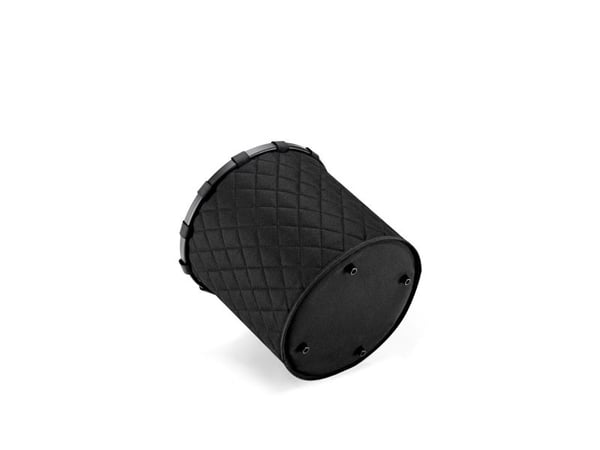 Reisenthel homebasket M, Sort, Aluminium, Polyester, Kurv, Monokromatisk, Geometrisk mønster, Innendørs