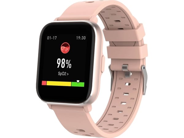 DENVER SW-164 - Rosa - smartklokke med bånd - display 1.4" - Bluetooth - 141 g