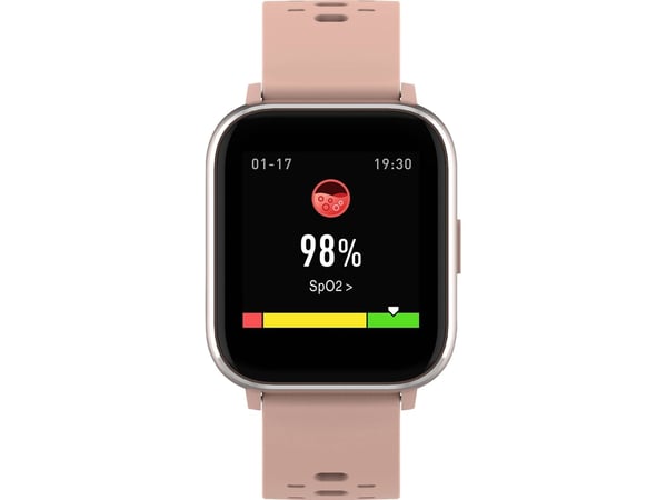 DENVER SW-164 - Rosa - smartklokke med bånd - display 1.4" - Bluetooth - 141 g