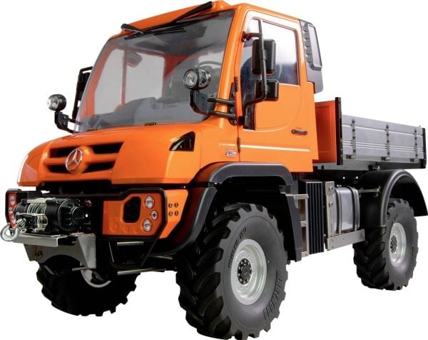 Amewi Mercedes-Benz Unimog redskapsbærer 4WD Orange 1 10 ARTR (22682)