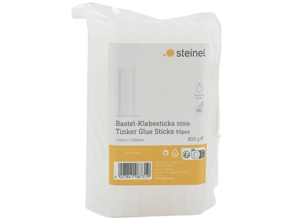 Steinel 087319 Varmlimpa 11 mm 150 mm Transparent 800 g 50 st