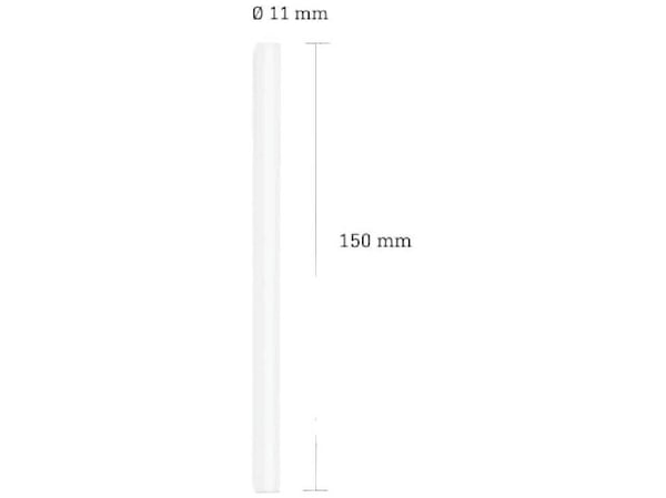 Steinel 087319 Varmlimpa 11 mm 150 mm Transparent 800 g 50 st