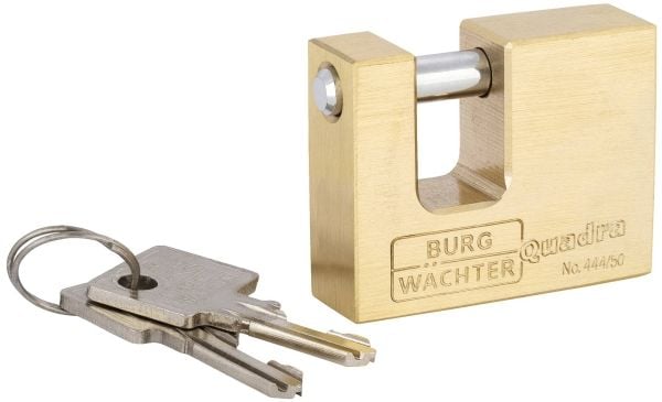 Burg Wächter 28591 riippulukko 50.00 mm Erilaiset messinki avainlukko