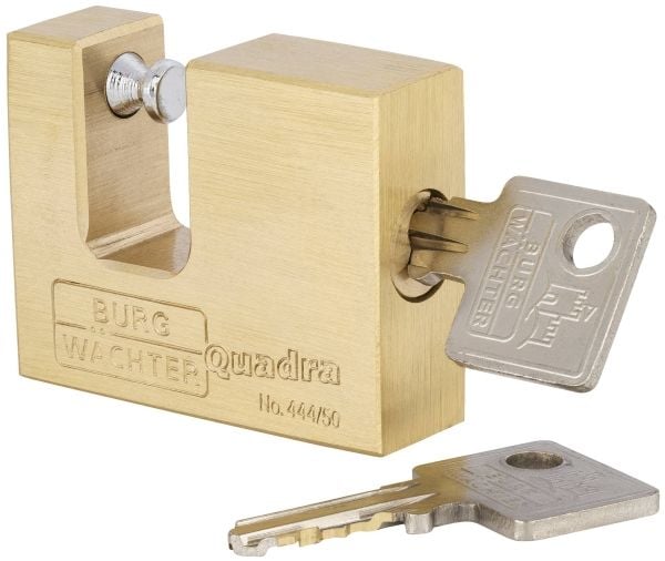 Burg Wächter 28591 riippulukko 50.00 mm Erilaiset messinki avainlukko