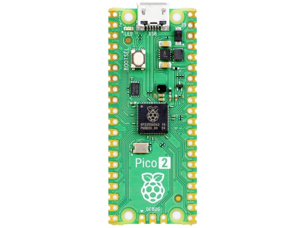 Raspberry Pi Pico 2 - Utviklingsbrett - Raspberry Pi RP2350 / 150 MHz - RAM 520 KB - Flash 4 MB