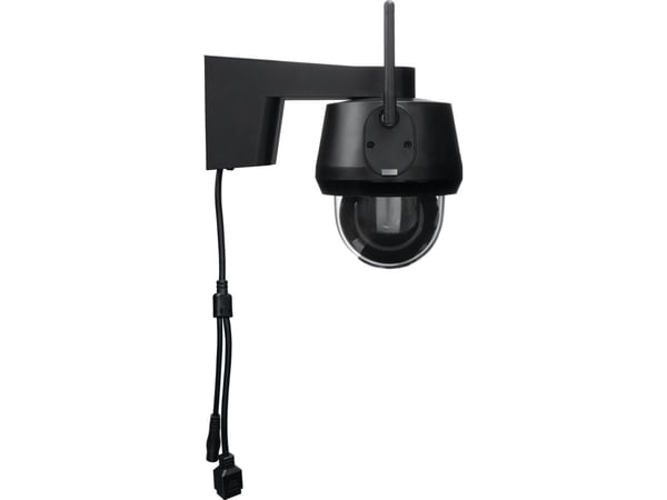 ABUS PPIC52520B, IP-sikkerhetskamera, Utendørs, Ledning & Trådløs, Vegg, Sort, Kuppel
