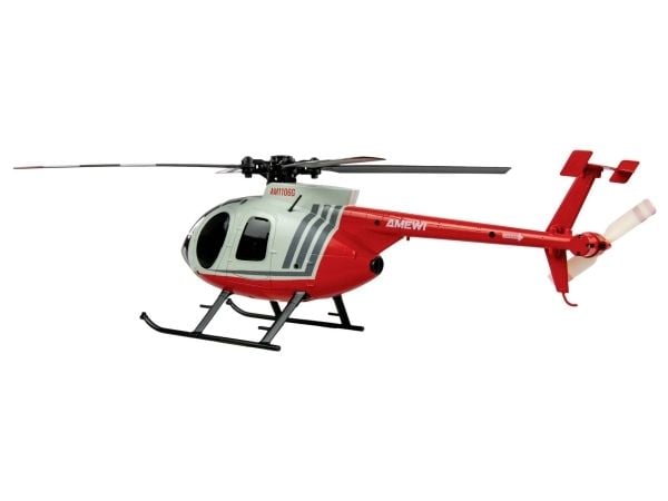 Amewi RC Helikopteri MD500 Li-Po akku 350mAh hopea/punainen