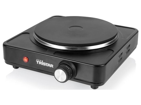 Tristar KP-6151, Svart, Benkeplate, 18.5 cm, Innebygde kokeplater, 1 zone(s), 1 zone(s)