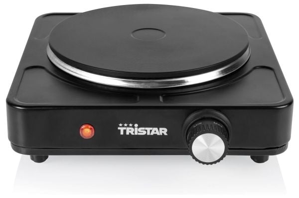 Tristar KP-6151, Svart, Benkeplate, 18.5 cm, Innebygde kokeplater, 1 zone(s), 1 zone(s)