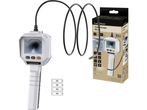 Laserliner VideoScope Micro, 640 x 480 piksler, 6,1 cm (2.4"), 640 x 480 piksler, 45°, 2x, 5,5 mm