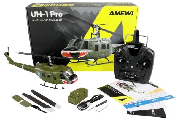 Amewi UH-1 Pro CP Harjaton helikopteri 1 27 RTF (25352)