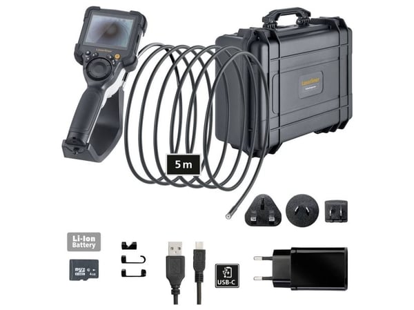 Laserliner VideoInspector XXL, 640 x 480 piksler, 8,89 cm (3.5"), 1280 x 720 piksler, JPEG, 80°, 2x
